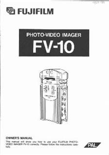 Fujifilm FV 10 manual. Camera Instructions.